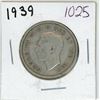 Image 1 : 1939 Canadian silver 50 cent coin