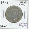 Image 1 : 1941 Canadian silver 50 cent coin