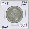 Image 1 : 1943 Canadian silver 50 cent coin