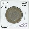 Image 1 : 1947 Canadian silver 50 cent coin