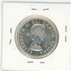 Image 2 : 1958 Canadian silver 50 cent coin