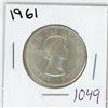 Image 1 : 1961 Canadian silver 50 cent coin