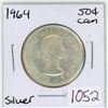 Image 1 : 1964 Canadian silver 50 cent coin