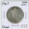 Image 1 : 1967 Canadian centennial silver "Wolf" 50 cent coin