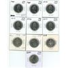 Image 1 : 10 Canadian 50 cent nickel coins - assorted