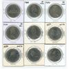 Image 2 : 9 Canadian nickel dollars - assorted