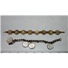 Image 1 : 2 Coin bracelets - British 3 farthings & Lincoln coins