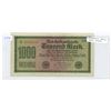 Image 1 : Germany. Weimar Republic. 1000 Mark Reichsbanknote. VF.