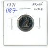 Image 1 : 1971 Canadian 10 Cents. Proof Like. Bright White.