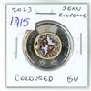 Image 1 : 2023 Colourized Jean Riopelle $2 Toonie. BU from an original Royal Canadian Mint roll.