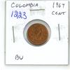 Image 1 : Colombia 1967 1 Centavo. BU.