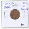 Image 1 : Finland. 1963 5 Pennia. BU.