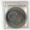 Image 2 : Great Britain. 1965 Winston Churchill Crown. The first British coin to depict a commoner. BU.
