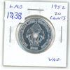 Image 1 : Laos. 1952 20 Cents. Elephants. Uncirculated.