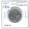 Image 1 : 1927 Charles Lindbergh medal. Famous aviator. Issued by Shell.