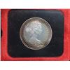 Image 3 : 1973 Canadian Silver Dollar. 100th Anniversary of the founding of the RCMP. Specimen. Beautifully To