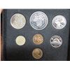 1971 Canadian Double Cent Custom Set. First year of this 7-coin set. Housed in its original Royal Ca