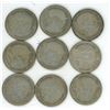 Image 2 : Lot of 8- 1928, 2x1929, 1931,1935 and 4x1936 silver dimes
