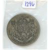 1942 Canadian silver 50 cent coin