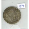 1943 Canadian silver 50 cent coin