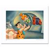 Hanna-Barbera "Fred Tossing Pebbles" Limited Edition Giclee on Paper
