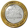 Image 4 : .999 Silver Four Queens Casino Hotel Las Vegas $10 Limited Edition Gaming Token