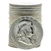 Image 1 : Roll of (20) Brilliant Uncirculated 1963-D Franklin Half Dollar Coins