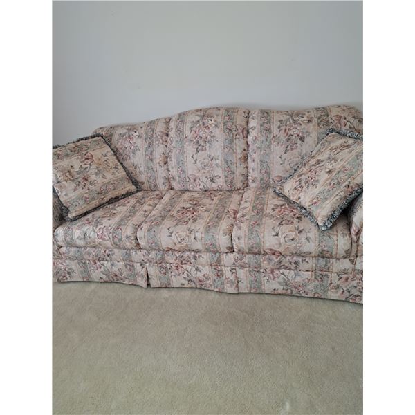Floral couch
