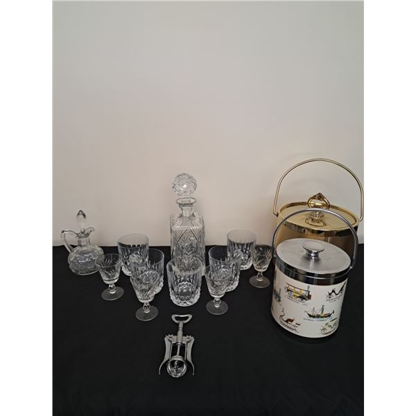 Assortment of Crystal and Glass