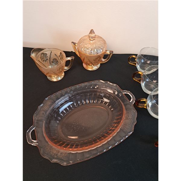 Coloured glassware