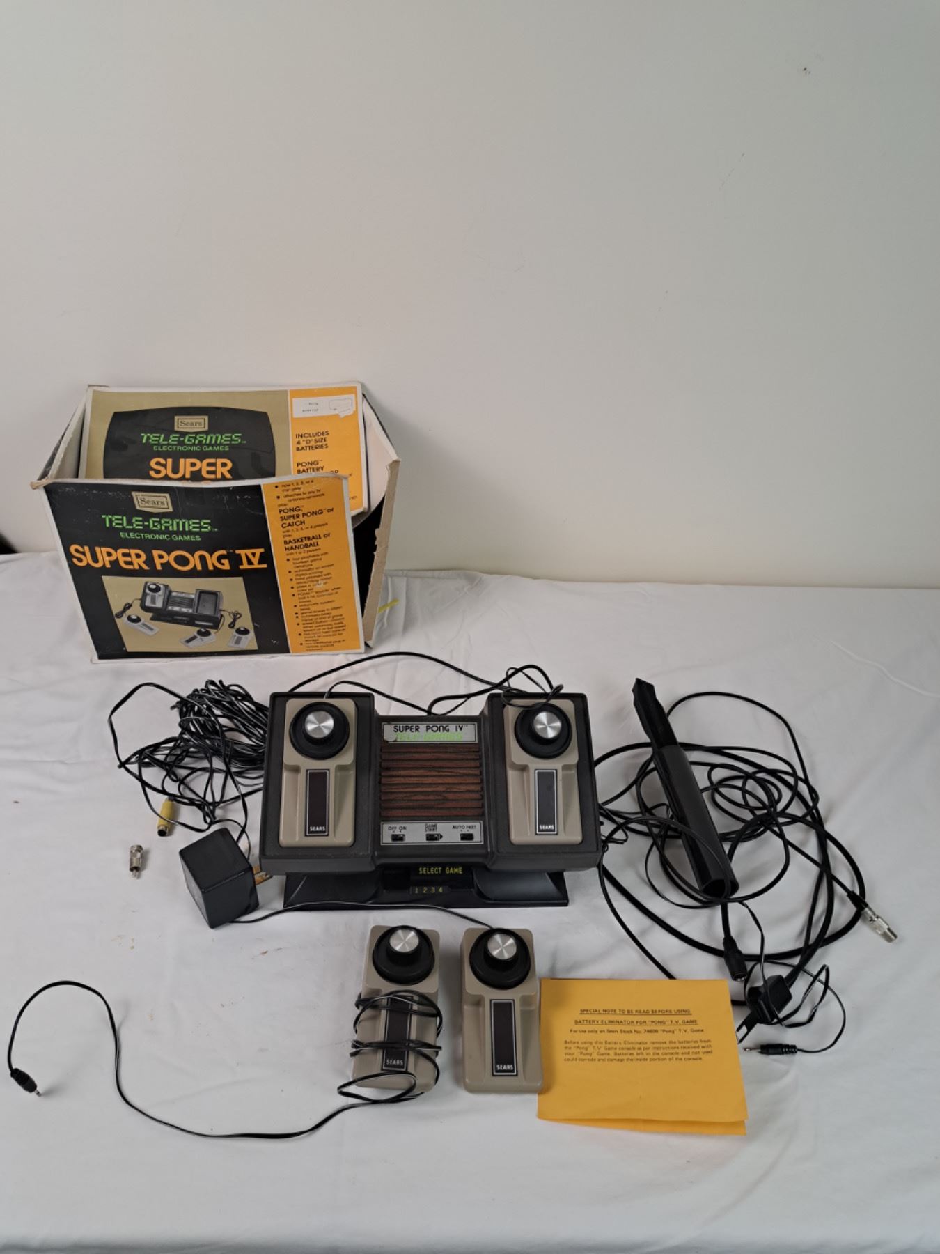 Pong Iv Machine Tele-Games Super Pong IV - Sunrise Estate Services Ltd