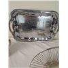 Image 8 : Silver coloured and Silver Plated serving ware