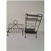 Image 1 : 2 Metal magazine racks
