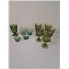 Image 1 : Assorted Green Glassware