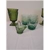 Image 2 : Assorted Green Glassware