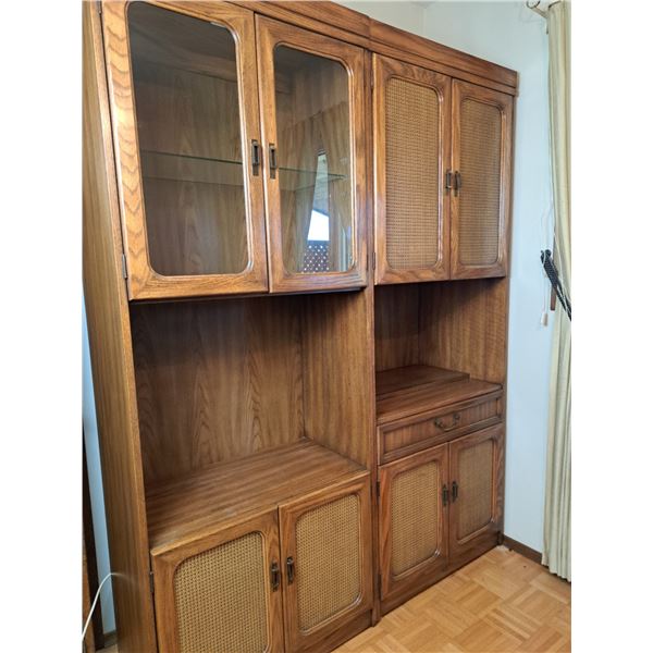 2 Piece Wall Unit/Entertainment Unit