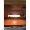 Image 2 : Wooden Display Cabinet with Glass Doors & Shelves