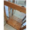 Image 3 : Wooden Display Cabinet with Glass Doors & Shelves
