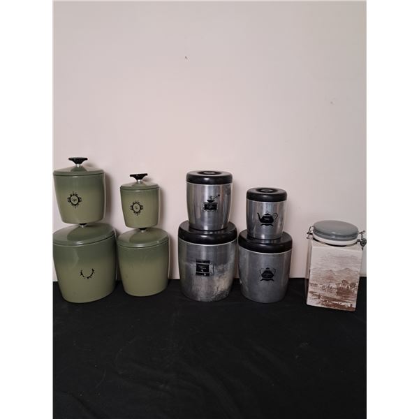 Vintage Kitchen Storage Canisters