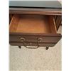 Image 3 : Kroehler Side Table with Drawer with Removable Glass Top