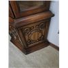 Image 3 : Wood & Glass Curio Cabinet with Bottom Cupboard