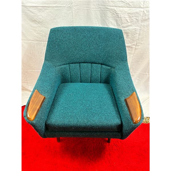 Vintage teal armchair