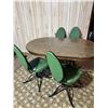 Image 1 : Dining Table and 4 Vintage "FDY" Chairs