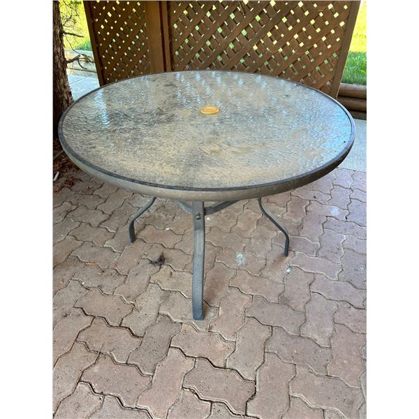 Glass Patio Table