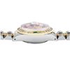 Image 6 : Rolex Ladies Two Tone Emerald and Diamond Date Wristwatch