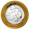 Image 2 : .999 Silver Gold Ranch Casino Verdi, Nevada $10 Casino Limited Edition Gaming Token