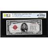 Image 1 : 1928F $5 Legal Tender Note Fr.1531 Wide I PCGS Gem Uncirculated 65PPQ