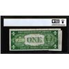 Image 2 : 1935A $1 Silver Certificate Note Gutter Fold Error Fr.1608 PCGS Very Fine 30