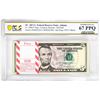 Image 1 : Pack 2017A $5 Federal Reserve STAR Notes Atlanta Fr.1998-F* PCGS Superb Gem UNC 67PPQ