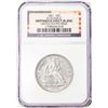 Image 1 : 1861 U.S. Issue SS Republic Seated Liberty Half Dollar Coin NGC Shipwreck Effect UNC